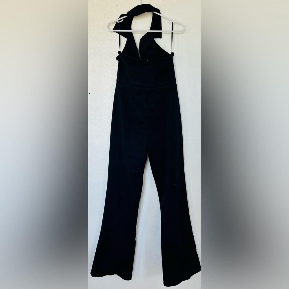 Denim halter Reiss Jumpsuit - Picture 3 of 7